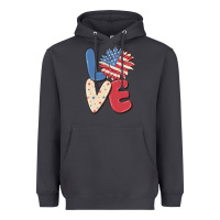 Smoke love 4th of july Heavyweight Hoodie - MaliasSmallBusiness