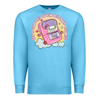 Ocean Blue its a good day to run my small business Premium Sweatshirt - MaliasSmallBusiness