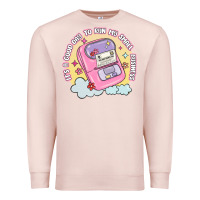 Pale Pink its a good day to run my small business Premium Sweatshirt - MaliasSmallBusiness