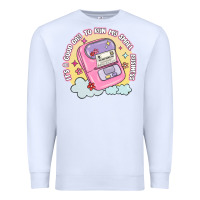 White its a good day to run my small business Premium Sweatshirt - MaliasSmallBusiness