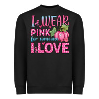 Black i wear pink for someone i love Heavyweight Sweatshirt - Zillion Design Studio