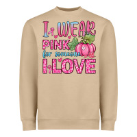 Mushroom i wear pink for someone i love Heavyweight Sweatshirt - Zillion Design Studio