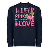 Navy i wear pink for someone i love Heavyweight Sweatshirt - Zillion Design Studio