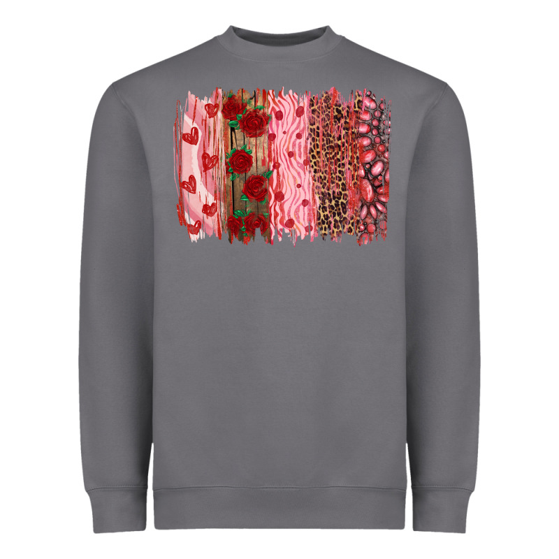 Valentine's Day Brushstrokes Heavyweight Sweatshirt by RanaPortraitStore | Teevron
