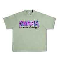 Oil Green ohana means family with stitch Urban Heavy Tee - texasbilliewilder