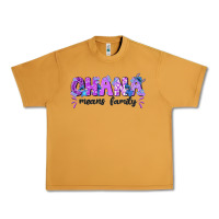 Peanut Butter ohana means family with stitch Urban Heavy Tee - texasbilliewilder