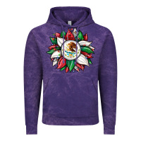 Cloud Purple Christmas sunflower Mexican flag Vintage Hoodie - JahusDesignShop