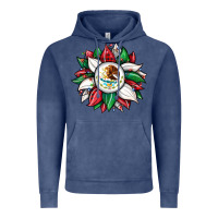 Vintage Denim Christmas sunflower Mexican flag Vintage Hoodie - JahusDesignShop