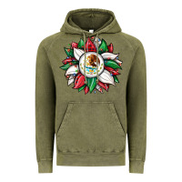 Vintage Olive Christmas sunflower Mexican flag Vintage Hoodie - JahusDesignShop