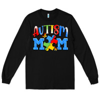 Black autism mom Long Sleeve Tee - JahusDesignShop