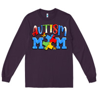 Plum autism mom Long Sleeve Tee - JahusDesignShop