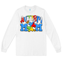 White autism mom Long Sleeve Tee - JahusDesignShop