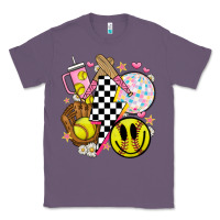 Lavender retro softball Classic Tee - JahusDesignShop