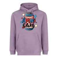 Lavender American can cooler Heavyweight Hoodie - MaliasSmallBusiness