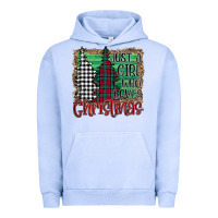 Pigment Grape Ice Womens Just a Girl Who Loves Christmas Funny Urban Hoodie - Bettercallsaul