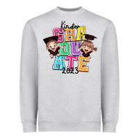 Heather Grey kinder graduate 2023 Heavyweight Sweatshirt - texasbilliewilder