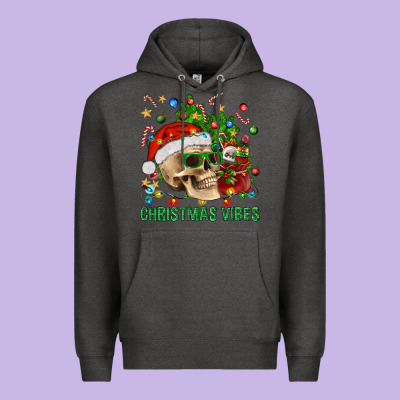 Christmas Vibes Premium Hoodie Designed By Bundleandbundleshop