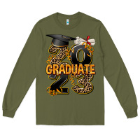 Army Green 2023 graduate leopard Long Sleeve Tee - AdoDesignShop
