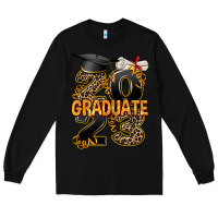 Black 2023 graduate leopard Long Sleeve Tee - AdoDesignShop