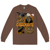 Chestnut 2023 graduate leopard Long Sleeve Tee - AdoDesignShop