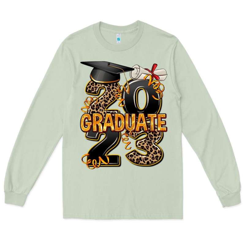 2023 Graduate Leopard Long Sleeve Tee by AdoDesignShop | Teevron