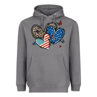 Storm american flag leopard hearts Heavyweight Hoodie - MaliasSmallBusiness