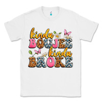 White kinda boujee kinda broke Classic Tee - JahusDesignShop