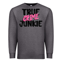 Charcoal Heather true crime junkie Premium Sweatshirt - MaliasSmallBusiness