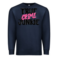 Navy true crime junkie Premium Sweatshirt - MaliasSmallBusiness