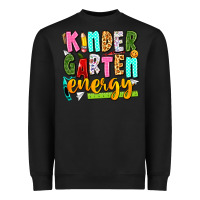 Black kindergarten energy Heavyweight Sweatshirt - texasbilliewilder
