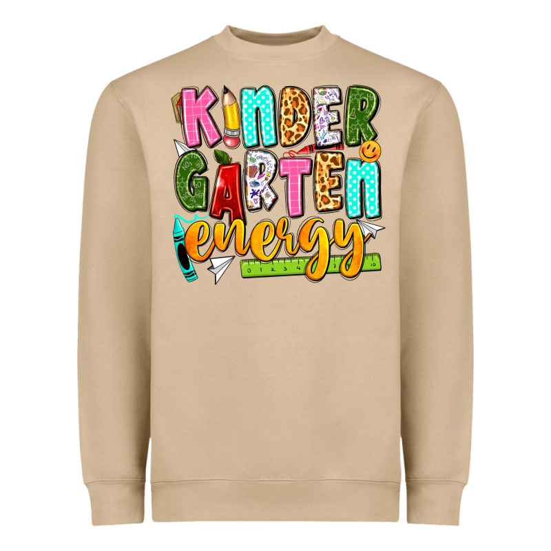 Kindergarten Energy Heavyweight Sweatshirt by texasbilliewilder | Teevron