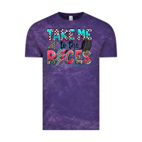 Cloud Purple take me to the races Vintage Tee - Zillion Design Studio