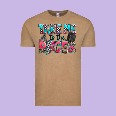 Take Me To The Races Vintage Tee Designed By Zillion Design Studio
