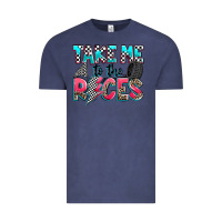 Vintage Denim take me to the races Vintage Tee - Zillion Design Studio
