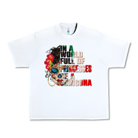 White in a world full of princesses be a chingona Urban Heavy Tee - CTS Tumbler Store