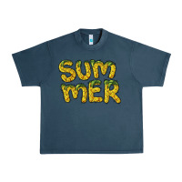 Midnight Navy summer pineapple Urban Heavy Tee - BarkalooDesign