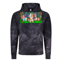 Cloud Black Spring Easter Bunny Vintage Hoodie - RanaPortraitStore