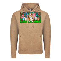 Vintage Coffee Spring Easter Bunny Vintage Hoodie - RanaPortraitStore