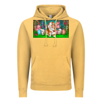 Vintage Mustard Spring Easter Bunny Vintage Hoodie - RanaPortraitStore