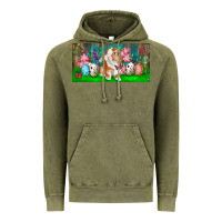 Spring Easter Bunny Vintage Hoodie | Teevron
