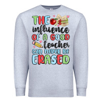 Heather Grey the influence of a good teacher can never be  eras Premium Sweatshirt - MaliasSmallBusiness