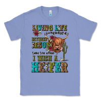Colony Blue living life somewhere between jesus take the wheel Classic Tee - JahusDesignShop