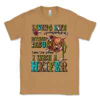 Toasted Coconut living life somewhere between jesus take the wheel Classic Tee - JahusDesignShop