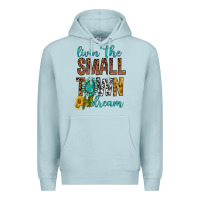 Blue Mist Living The Small Town Dream Premium Hoodie - BundleAndBundleShop