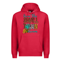 Cardinal Living The Small Town Dream Premium Hoodie - BundleAndBundleShop