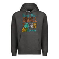 Charcoal Heather Living The Small Town Dream Premium Hoodie - BundleAndBundleShop