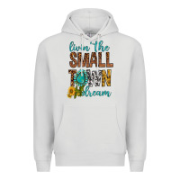 Dove Grey Living The Small Town Dream Premium Hoodie - BundleAndBundleShop
