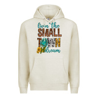 Oatmeal Heather Living The Small Town Dream Premium Hoodie - BundleAndBundleShop
