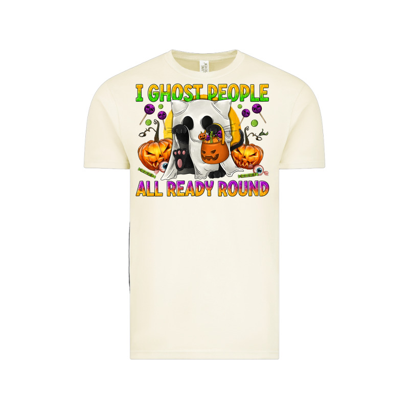 I Ghost People All Ready Round Vintage Tee by texasbilliewilder | Teevron