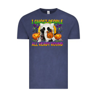 Vintage Denim I Ghost People All Ready Round Vintage Tee - texasbilliewilder